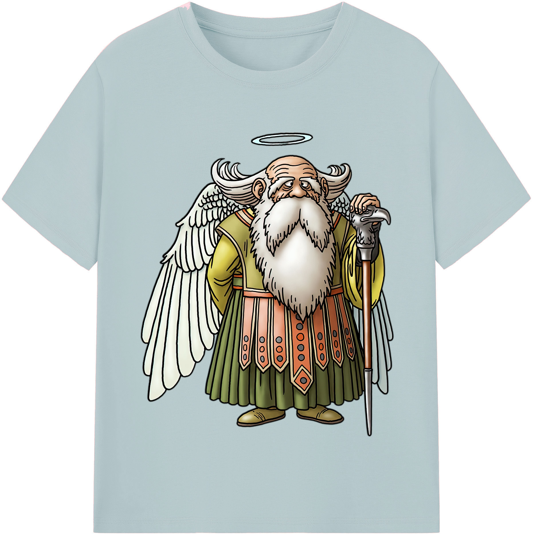 （画像用） ドラゴンクエスト Doragon Kuesuto Dragon Quest 綿100％半袖Tシャツ（フロントプリント）